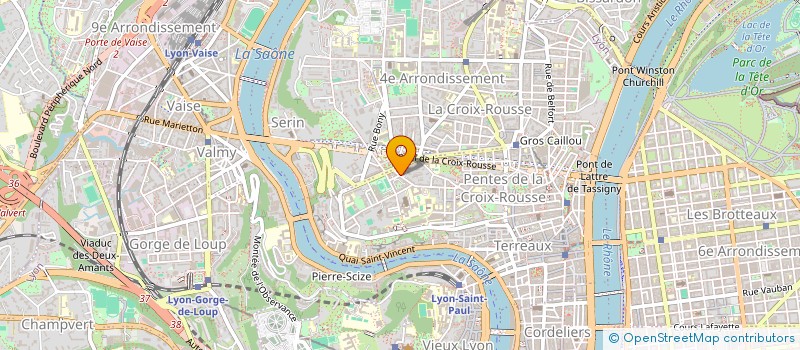 localisation de l'entreprise PYROGE à LYON