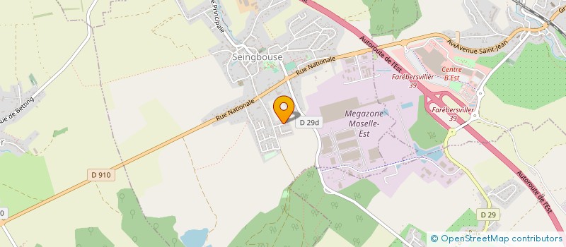 localisation de l'entreprise PYROGUARD FRANCE à SEINGBOUSE