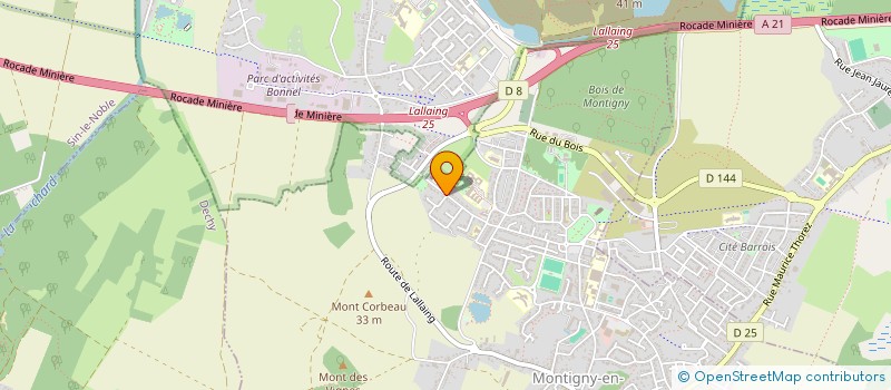 localisation de l'entreprise PYROLIGHT  MONTIGNY-EN-OSTREVENT