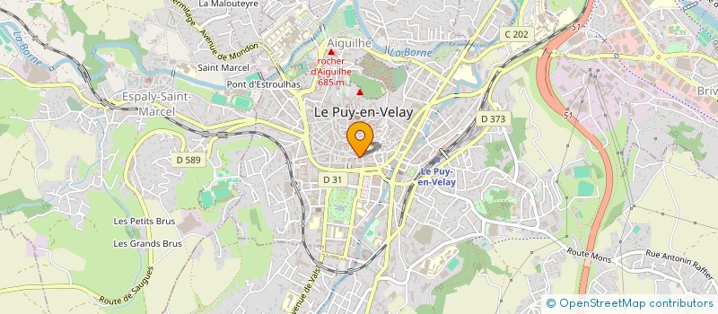 localisation de l'entreprise PYROMANDAT  LE PUY-EN-VELAY