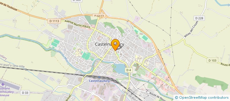 localisation de l'entreprise PYROS  CASTELNAUDARY