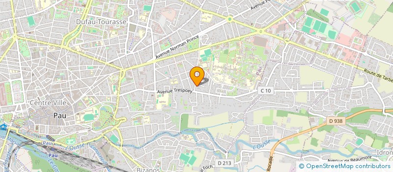 localisation de l'entreprise PYROS HOLDING à PAU