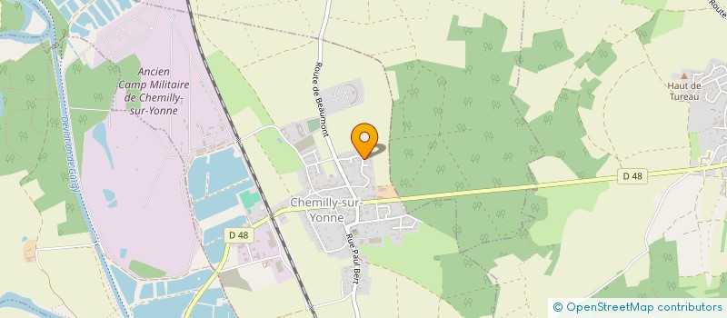 localisation de l'entreprise PYROTECHNIE 2000  CHEMILLY-SUR-YONNE