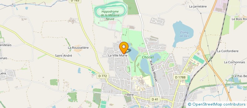 localisation de l'entreprise PYRRHUS  CHATEAUBRIANT