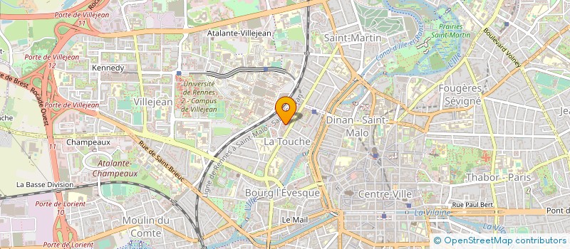 localisation de l'entreprise PYSAE à RENNES