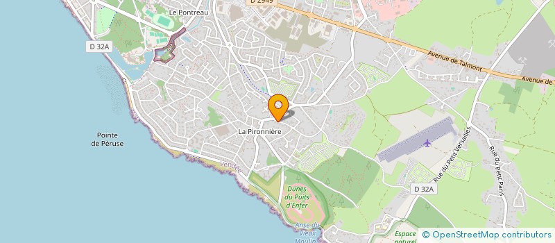 localisation de l'entreprise PYSOL à LES SABLES D'OLONNE
