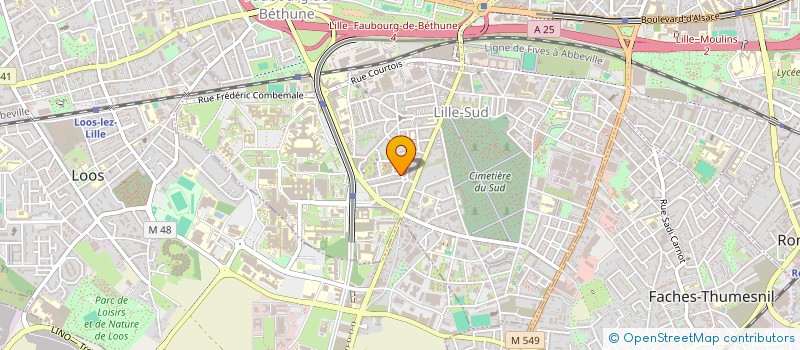 localisation de l'entreprise PYTHACOURS à LILLE