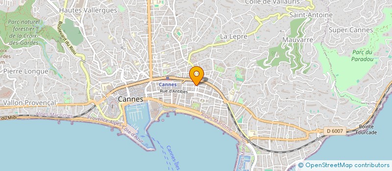 localisation de l'entreprise PYTHAGORE à CANNES