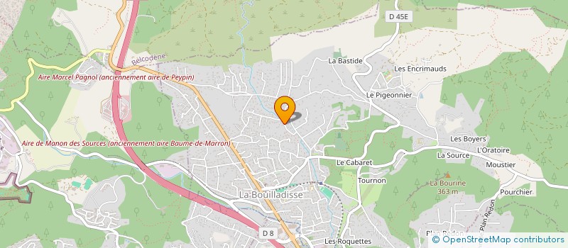 localisation de l'entreprise PYTHAGORE CONSEIL  LA BOUILLADISSE