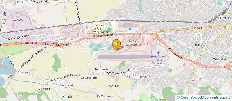 localisation de l'entreprise PYTHAGORE IMMO  LE SEQUESTRE