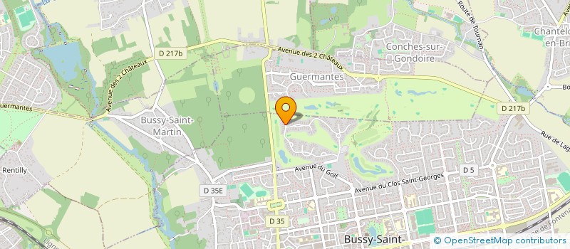 localisation de l'entreprise PYTHAGORE INVESTISSEMENT  BUSSY-SAINT-GEORGES