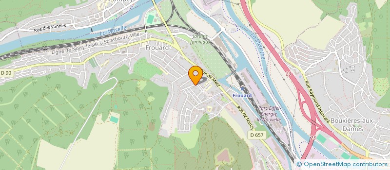 localisation de l'entreprise PYTHAGORIA  FROUARD