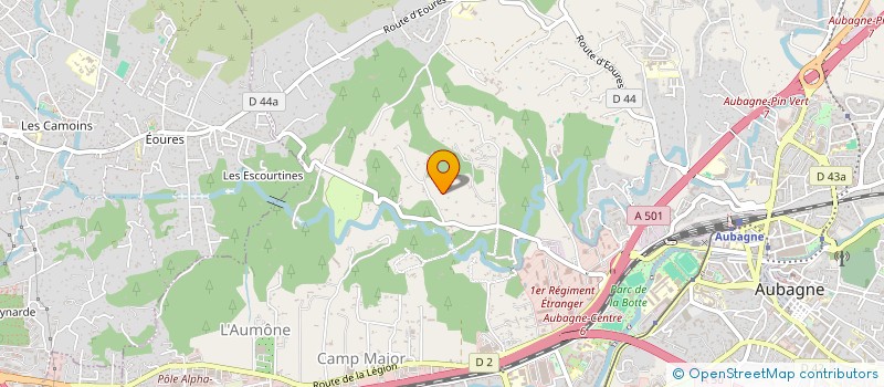 localisation de l'entreprise PYTHEAS à AUBAGNE