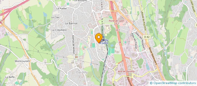 localisation de l'entreprise PYTOM  DARDILLY