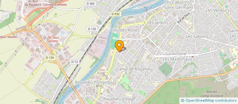 localisation de l'entreprise PYTURS à COMPIEGNE