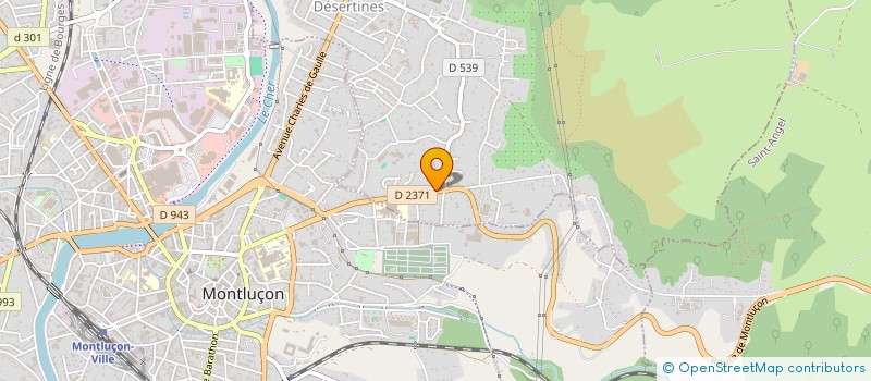 localisation de l'entreprise PYVA  DESERTINES