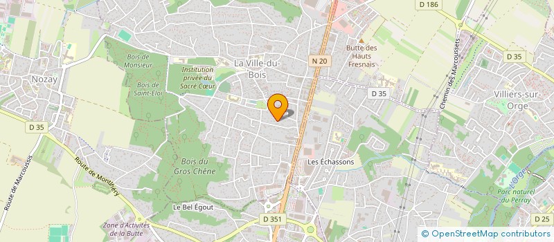 localisation de l'entreprise PYVE à VILLE-DU-BOIS (LA)