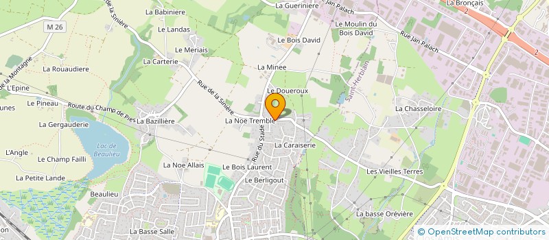 localisation de l'entreprise PYVER à COUERON