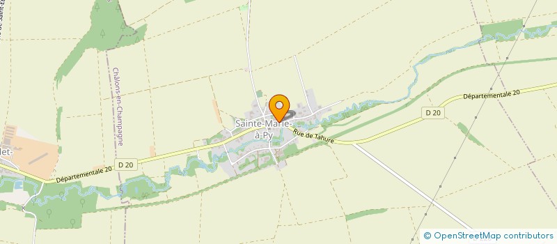 localisation de l'entreprise PYVERT à SAINT-SOUPLET-SUR-PY