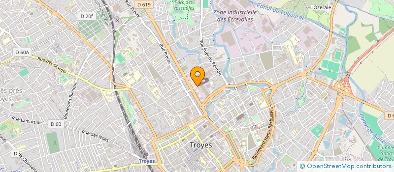 localisation de l'entreprise PYVMANN à TROYES