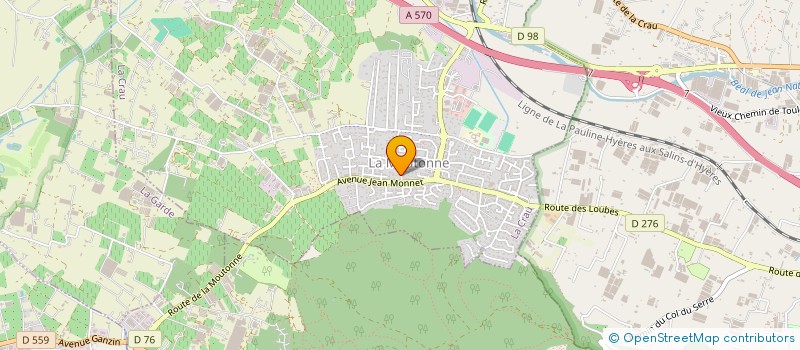 localisation de l'entreprise PYWASH à LA CRAU
