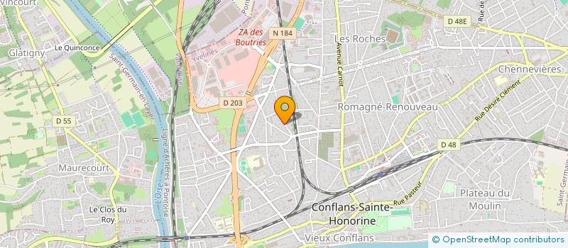 localisation de l'entreprise PYXEA à CONFLANS-SAINTE-HONORINE