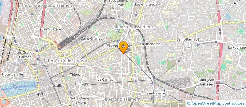 localisation de l'entreprise PYXIS à MARSEILLE 4EME