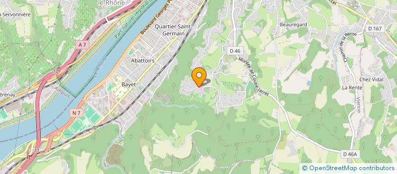 localisation de l'entreprise PYXIS à VIENNE