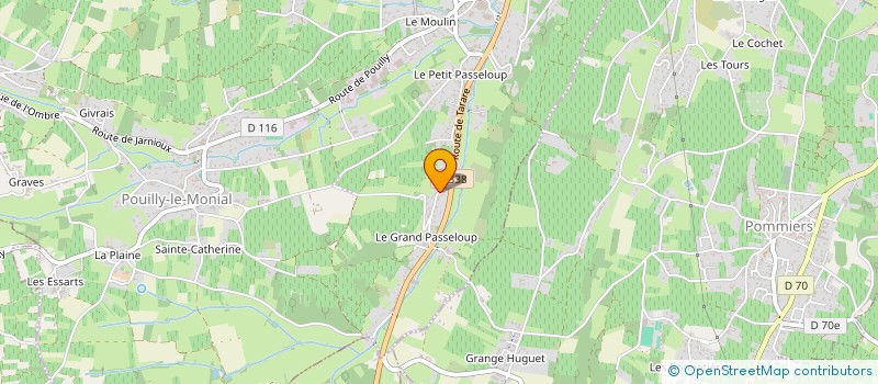 localisation de l'entreprise PYXIS à PORTE-DES-PIERRES-DOREES
