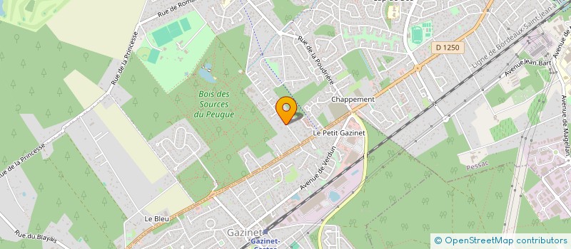 localisation de l'entreprise PZ PARTICIPATIONS  GRADIGNAN