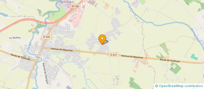 localisation de l'entreprise PZB  SOUAL