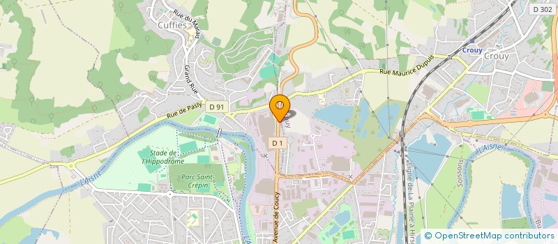 localisation de l'entreprise PZIMMO SOISSONS à SOISSONS