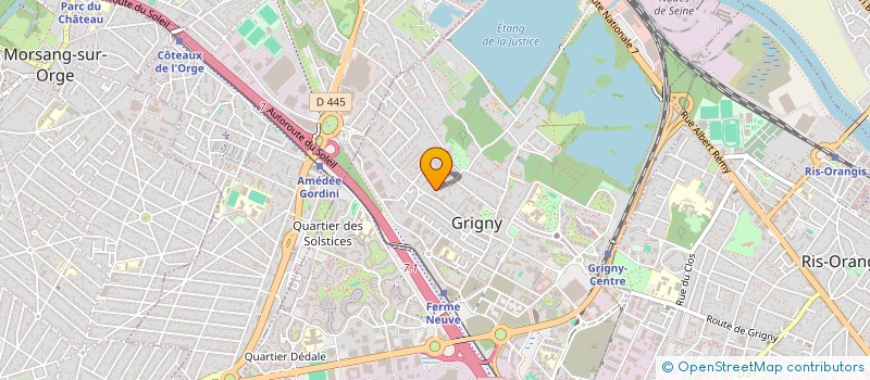 localisation de l'entreprise PZN AUTO  GRIGNY