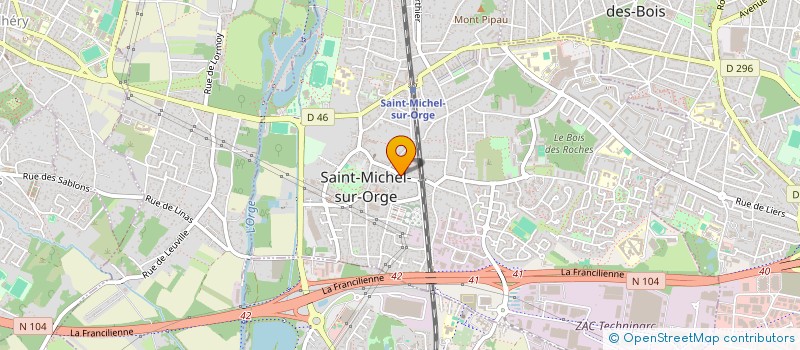 localisation de l'entreprise PZZ  SAINT-MICHEL-SUR-ORGE