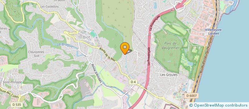 localisation de l'entreprise Q&A  BIOT