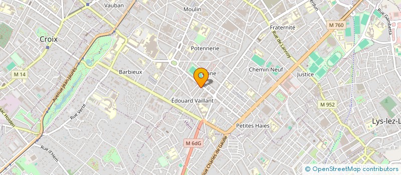 localisation de l'entreprise Q.A.O  ROUBAIX