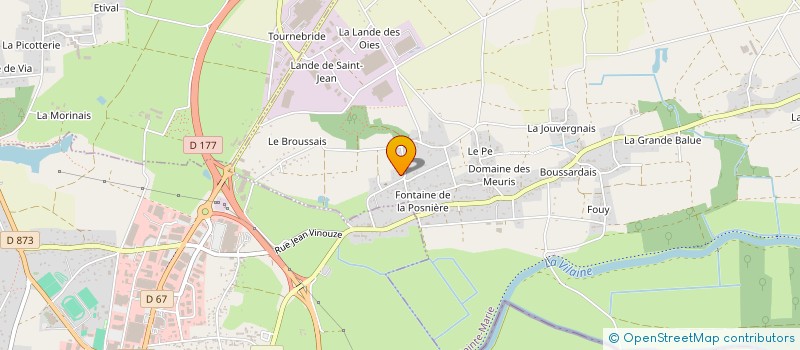 localisation de l'entreprise Q.C. IMMOBILIER à SAINTE-MARIE