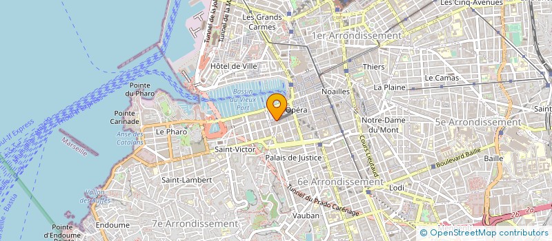 localisation de l'entreprise Q E D LABORATOIRE à MARSEILLE