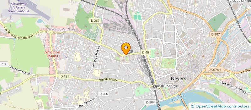 localisation de l'entreprise Q.G. CONNECTE à NEVERS