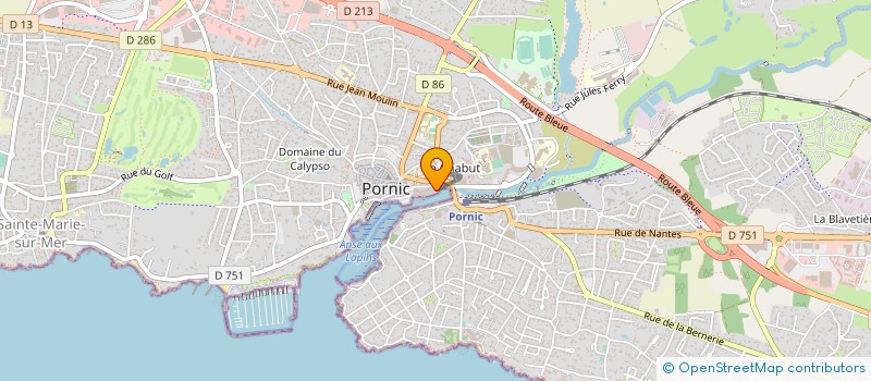 localisation de l'entreprise Q.G.L.  PORNIC