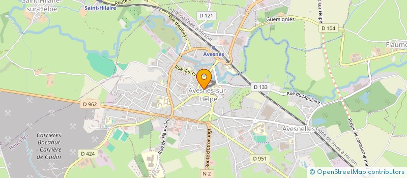 localisation de l'entreprise Q.G.LIBERTY  AVESNES-SUR-HELPE