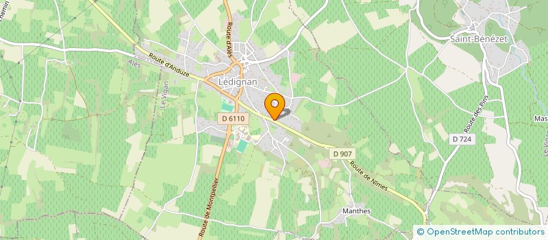 localisation de l'entreprise Q.G.PRODUCTION  MONTAGNAC