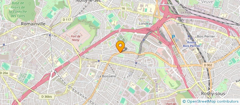 localisation de l'entreprise Q.I.A  NOISY-LE-SEC