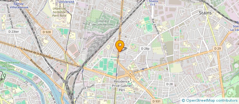 localisation de l'entreprise Q.M  SAINT-DENIS