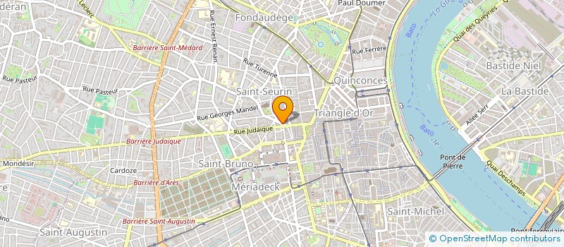 localisation de l'entreprise Q&M VINS ET SPIRITUEUX  BORDEAUX