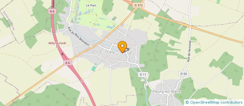 localisation de l'entreprise Q O M  CELY