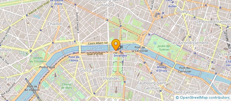 localisation de l'entreprise Q & P INVALIDES  PARIS