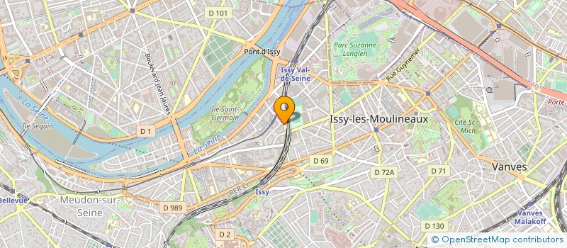 localisation de l'entreprise Q-PARK BOULOGNE à ISSY-LES-MOULINEAUX