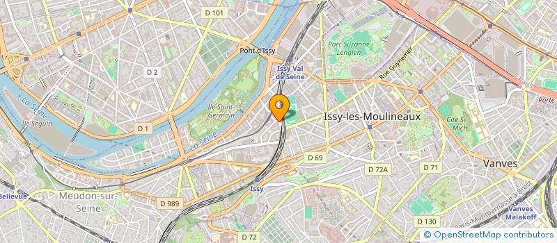 localisation de l'entreprise Q-PARK RECHARGE FRANCE à ISSY-LES-MOULINEAUX