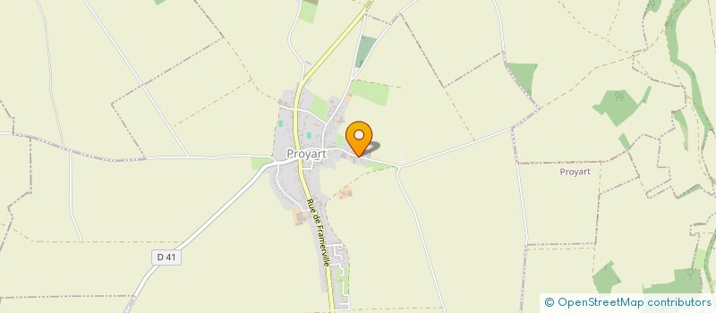 localisation de l'entreprise Q'POM  PROYART